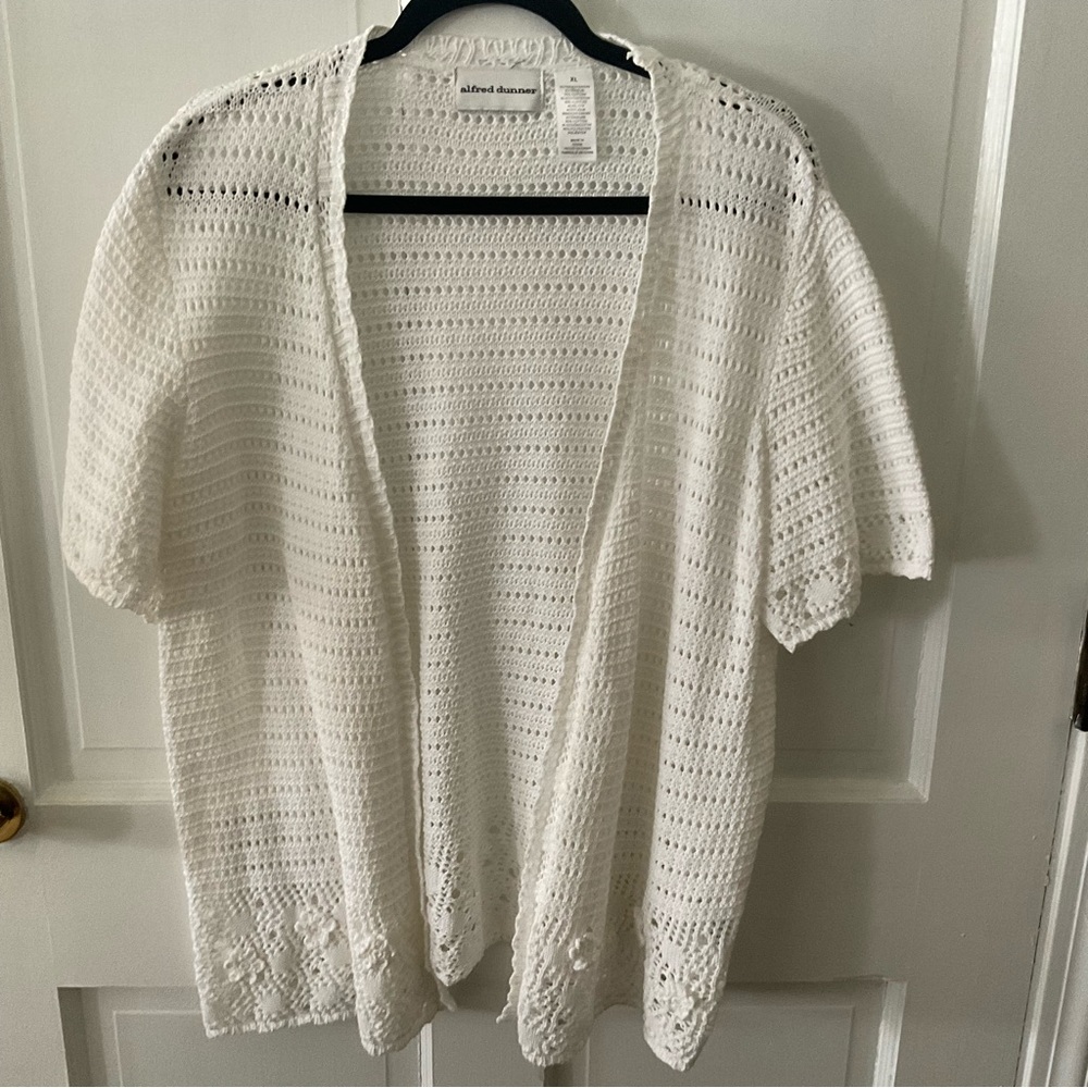 Alfred Dunner Short Sleeve Cardi